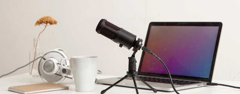 podcast setup for engaging topics posted by Podpacer